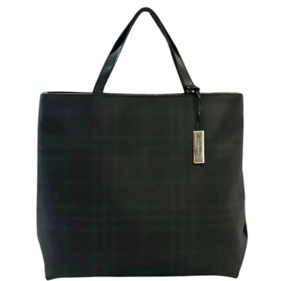 Burberry Black Nova Check Authentic VINTAGE Shoulder Handbag Purse EUC - Picture 1 of 10